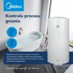 Elektryczny podgrzewacz wody akumulacyjny, 100 l, D100-15F6, Midea - obrazek 15