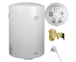 Elektryczny podgrzewacz wody akumulacyjny, 80 l, D80-15F6, Midea