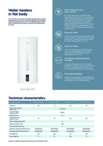 Elektryczny podgrzewacz wody akumulacyjny, 30 l, Electrolux EWH 30 SI EEC Smart, WI-FI - obrazek 12