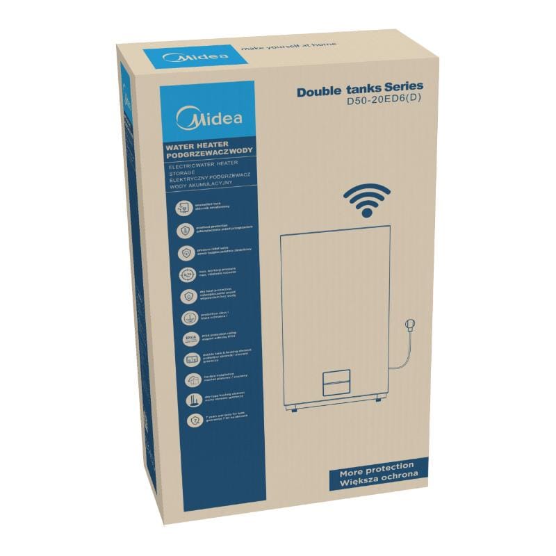 elektryczny-podgrzewacz-wody-akumulacyjny-30-l-d (1) Elektryczny podgrzewacz wody akumulacyjny, 30 l, D30-20ED6, Midea WI-FI - obrazek 6