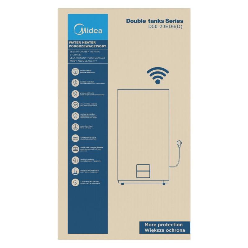 elektryczny-podgrzewacz-wody-akumulacyjny-50-l-d (2) Elektryczny podgrzewacz wody akumulacyjny, 30 l, D30-20ED6, Midea WI-FI - obrazek 7