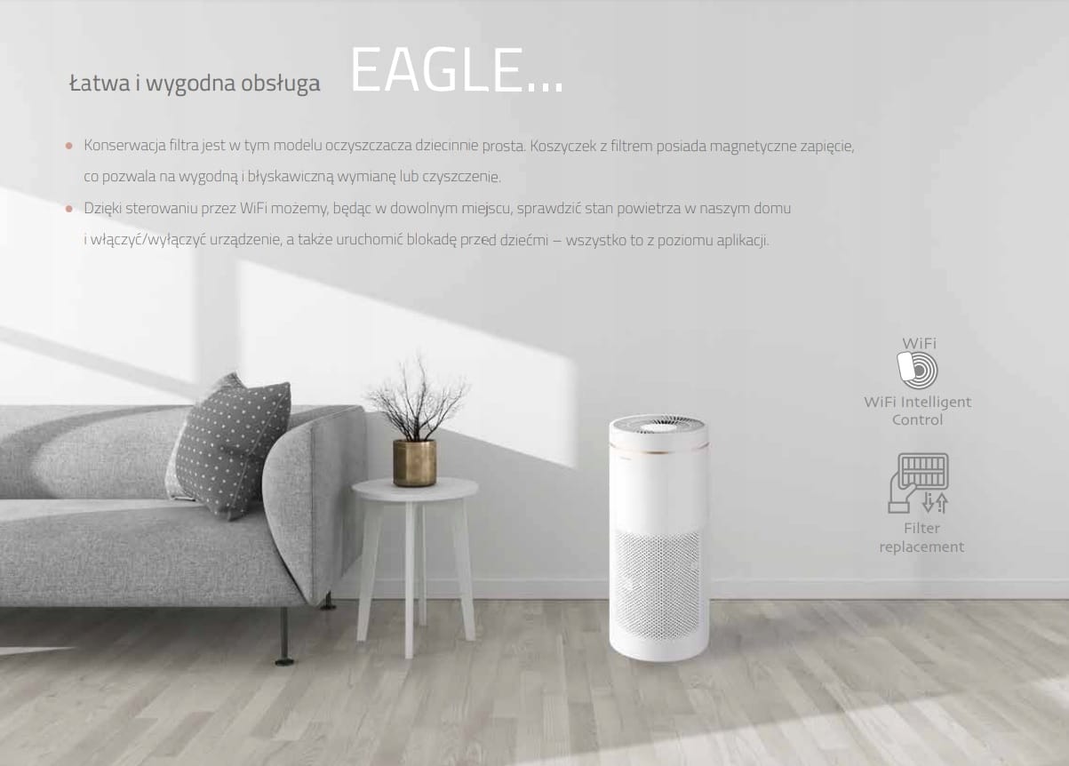 gree eagle5 GCF350ASNA5 Oczyszczacz powietrza Gree Eagle GCF350ASNA - obrazek 10