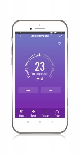 gree shiny airstrefa1 wi-fi Klimatyzator przenośny Gree Shiny GPC10AL 2,9 kW - obrazek 20
