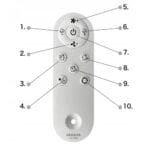 Rekuperator ścienny AIWA ERV10YA WI-FI 60m3/h - obrazek 8