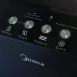 Panel sterowania dystrybutora Midea JS1844T czarny z podświetlanymi przyciskami i sensorem zbliżeniowym