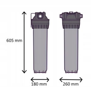 Filtr wstępny Big Blue 20" Aquaphor Gross do uzdatniania wody